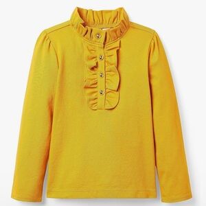 NWOT Janie and Jack Ruffle Long Sleeve Top
